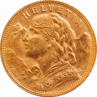 Schweiz 20 CHF Vreneli 5,80g